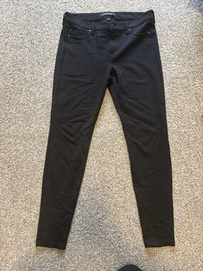 Liverpool Black Pull-On Ponte Skinny Pants